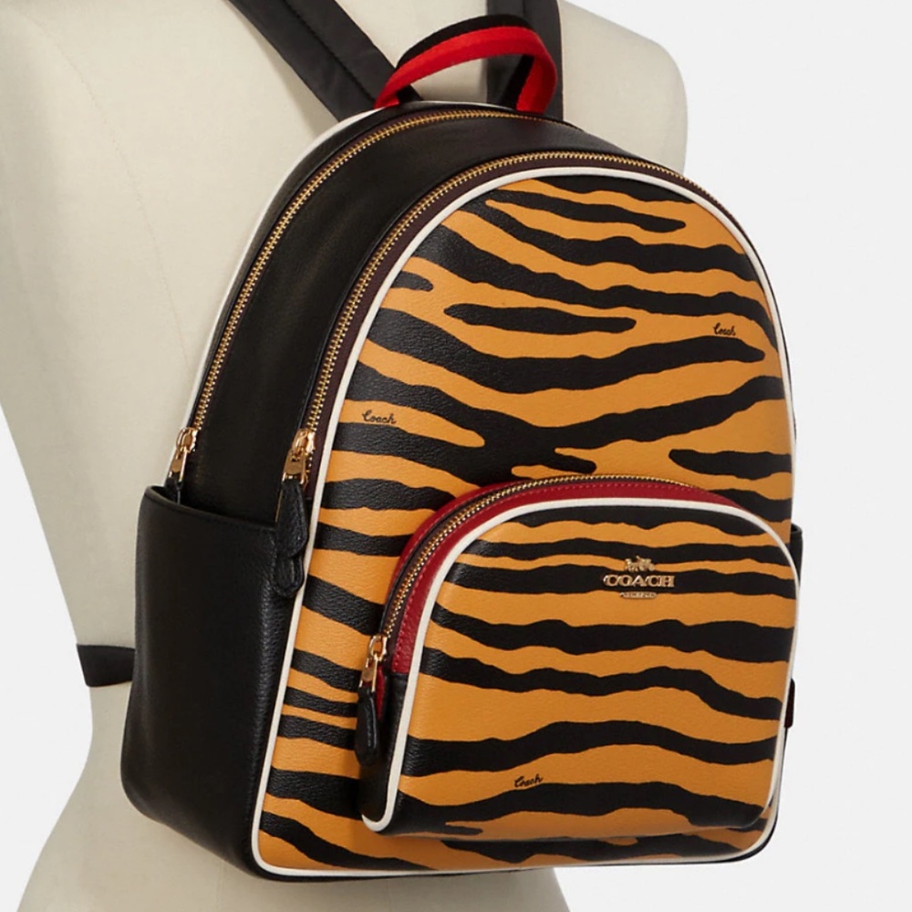 🔻PRICE DROP🔻Coach Tiger print Backpack
